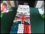 The cake and flags - Penny Noble